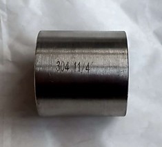 1 1/4" (42,4 мм) ISO полнорезьбовая Муфта резьбовая AISI 304, (ШТ)