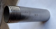 1" (33,7 мм) ISO приварной L=100мм Ниппель, ст. AISI 304, (ШТ)