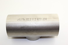 60,3х2 AISI 304 Тройник равнопроходной DIN 2615 короткий, (ШТ)
