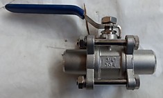 20 РУ16 AISI 304 Кран шаровой приварное, (ШТ)