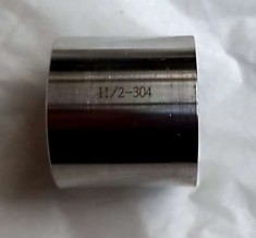 1 1/2" (48,3 мм) ISO полнорезьбовая Муфта резьбовая AISI 304, (ШТ)